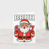Carte Bruh 67 Six Seven 6 7 Meme Christmas Santa Pajamas (Devant)