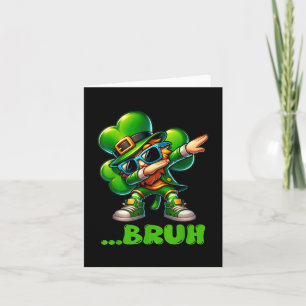 Carte Bruh Dab Leprechaun Drôle Enfants Garçons Hommes S