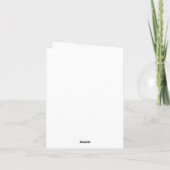 Carte Bruh un pirate crâne cache-œil os croisés chapeau (Dos)