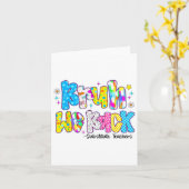 Carte Bruh We Back Substitut Enseignants Drôle Retour À  (Fleur jaune)