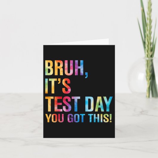 Carte Bruit Son Jour De Test Vous Avez Ce Jour De Test E (Devant)