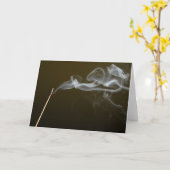 Carte Brûlage d'encens (Fleur jaune)
