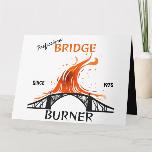 Carte Brûleur de pont professionnel (Devant)