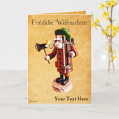 Carte Brûleur d'encens allemand "Smoker Man" (Fleur jaune)