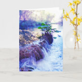 Carte brume d'eau (Fleur jaune)