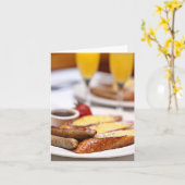 Carte Brunch du dimanche (Fleur jaune)