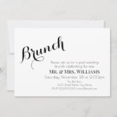 Carte Brunch post-mariage (Devant)