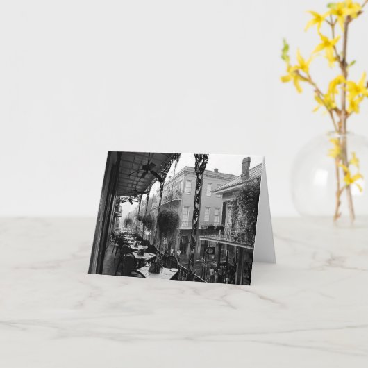 Carte Brunch Quart Français (Fleur jaune)