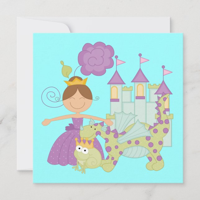 Carte Brunette Princesse (Devant)