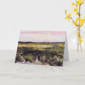 Carte Bruyère avec une brouette par Vincent van Gogh (Fleur jaune)