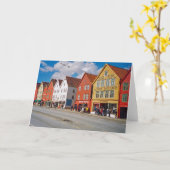 Carte Bryggen, Bergen (Fleur jaune)