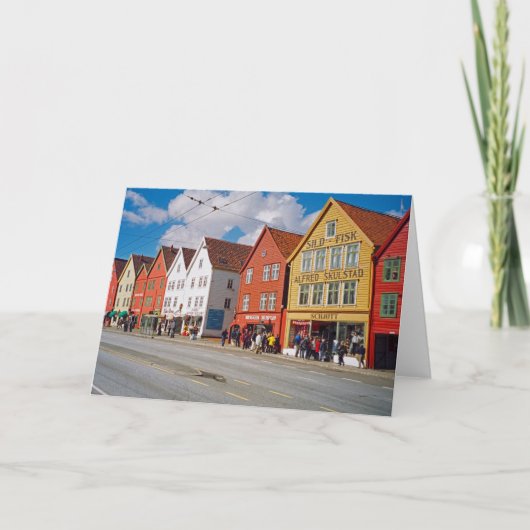 Carte Bryggen, Bergen (Devant)