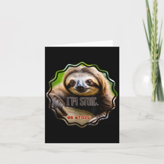 Carte Bs Im Stoic Sloth (Devant)