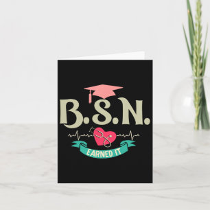 Carte Bsn A Obtenu Son Diplôme D'Infirmière Supérieure E