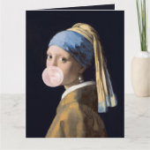 Carte Bubble Gum Diva avec oreille perle (Devant)