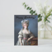 Carte Bubble gum diva du Barry Joyeux anniversaire (Debout devant)