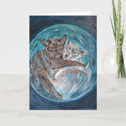 Carte Bubblecats dans le cyberespace (Devant)