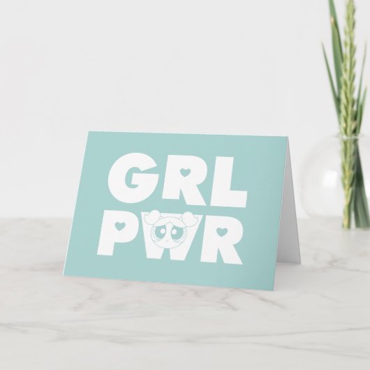 Carte Bubbles : Girl Power (Devant)