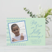 Carte Bubbles Pop Over Theme Boys Anniversaire (Debout devant)