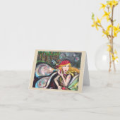 Carte Buble Blower Note (Fleur jaune)