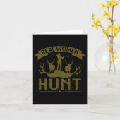 Carte Buck Deer Chasse Chasse Fille Véritable Femmes Cha (Fleur jaune)