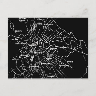 Carte Budapest Hongrie