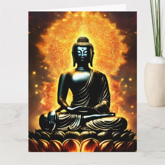 Carte Buddha Logo White Lined Guest Book (Devant)