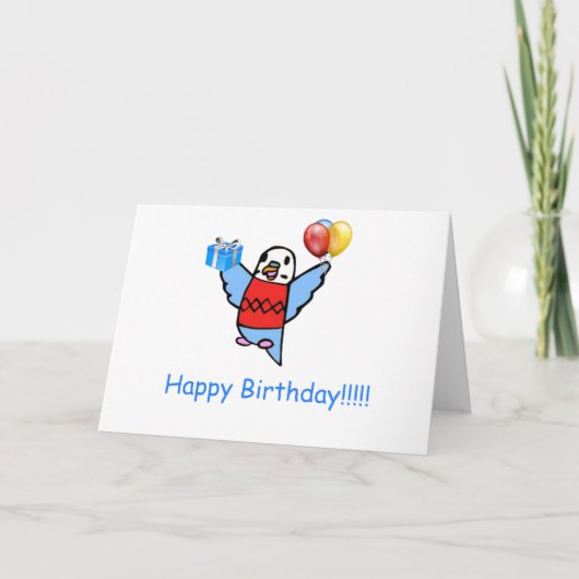 Carte Buddie le perruche (Devant)