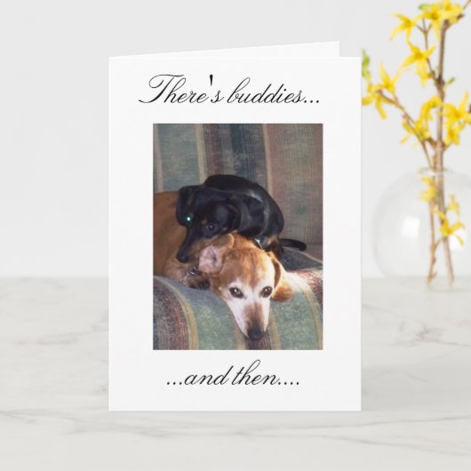 Carte Buddy (Fleur jaune)