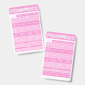 Carte Buddy de badge néonatal pédiatrique pour les (Avant & arrière)