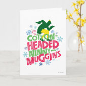 Carte Buddy l'Elf | Tête de coton Ninny-Muggins (Fleur jaune)