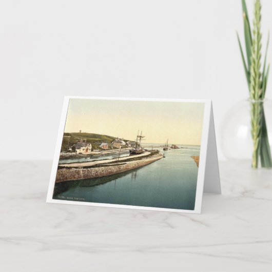 Carte Bude, l'écluse, Cornwall, Angleterre Photochr vint (Devant)