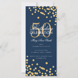 Carte Budget Anniversaire Parties scintillant Confetti G