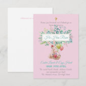 Carte Budget d'invitation religieuse de Pâques (Devant / Derrière)