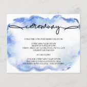 Carte Budget/Elégante Détails Mariage. Invitation (Dos)