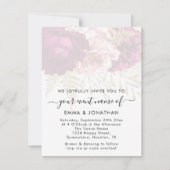 Carte Budget QR Code Gold Roses Marsala (Devant)