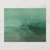 Carte Budget Rustic Green Floral Mariage Détails (Dos)