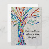 Carte Budget Tree Of Life Friends (Devant / Derrière)