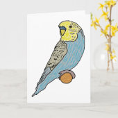 Carte Budgie (Fleur jaune)