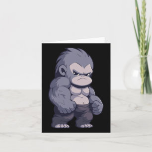 Carte Buff Alpha Silverback Gorilla Ape Design Boxer Go