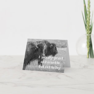 CARTE BUFFALO CHANTEUR ***ANNIVERSAIRE HEUREUX***