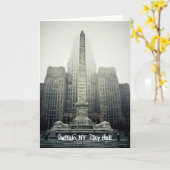 Carte Buffalo, hôtel de ville de New York (Fleur jaune)