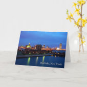 Carte Buffalo, New York (Fleur jaune)