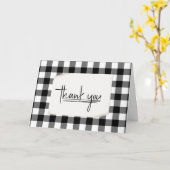 Carte Buffalo noir blanc (Fleur jaune)