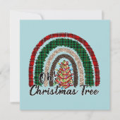 Carte Buffalo Plaid & Empreinte de léopard Rainbow (2) (Devant)