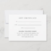 Carte Buffalo Plaid Entreprise Vin de Noël (Dos)