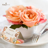 Carte Buffet Blank Thanksgiving Florals Muet