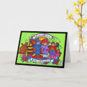 Carte Bug & Kisses (Fleur jaune)
