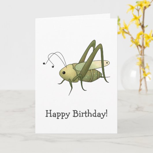 Carte Buggez-Vous Aussi ・ Grasshopper (Fleur jaune)