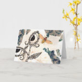 Carte Bugs 4 (Fleur jaune)